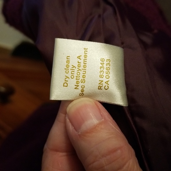 Carson Purple Wool Jacket, Small, $75 - Picture 7 of 10